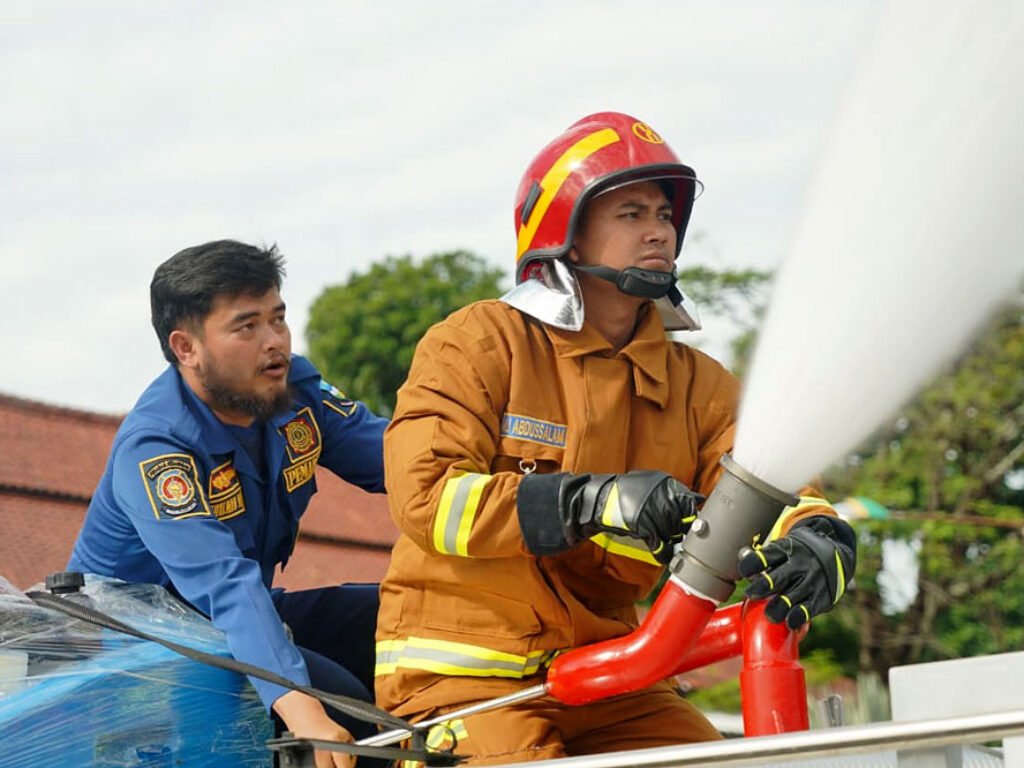 Uji Coba Damkar Kabupaten Garut