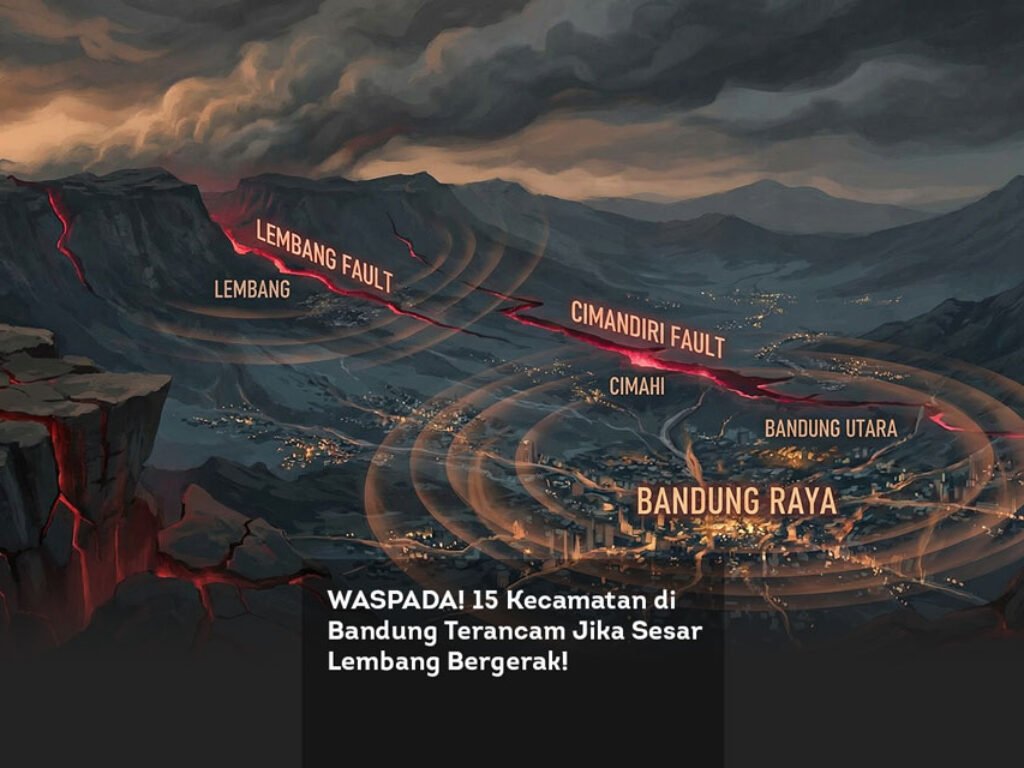 WASPADA! 15 Kecamatan di Bandung Terancam Jika Sesar Lembang Bergerak!