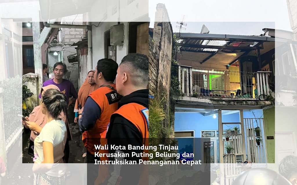 Wali Kota Bandung Tinjau Kerusakan Puting Beliung dan Instruksikan Penanganan Cepat locusonline featured image