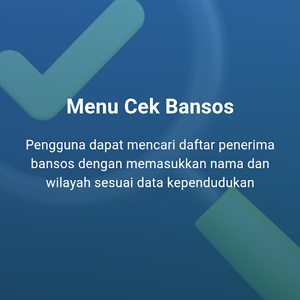 Menu cek bansos