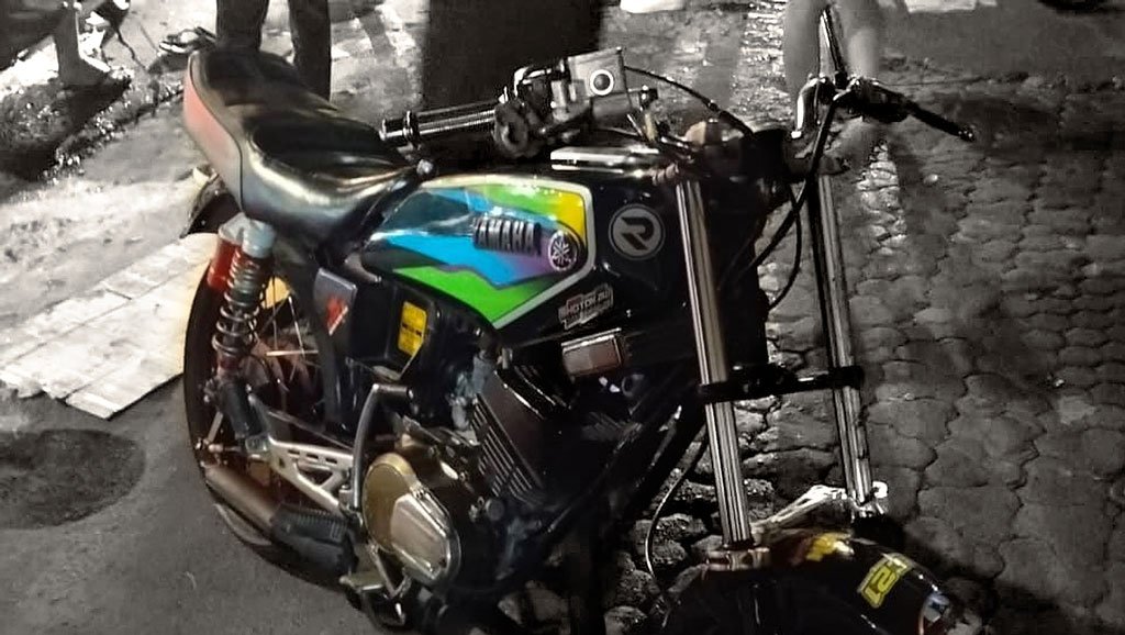 Motor RX King yang dikendarai Aktor Gary Iskak