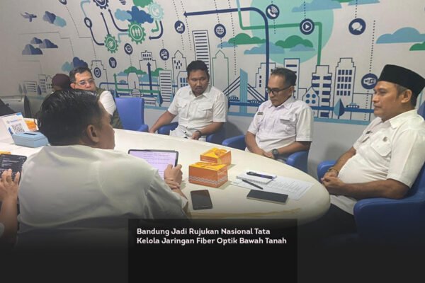 Bandung Jadi Rujukan Nasional Tata Kelola Jaringan Fiber Optik Bawah Tanah