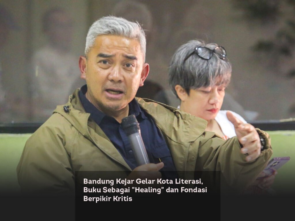 Bandung Kejar Gelar Kota Literasi, Buku Sebagai “Healing” dan Fondasi Berpikir Kritis