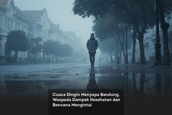 Cuaca Dingin Menyapa Bandung, Waspada Dampak Kesehatan dan Bencana Mengintai