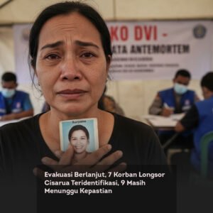 Evakuasi Berlanjut, 7 Korban Longsor Cisarua Teridentifikasi, 9 Masih Menunggu Kepastian locusonline featured image Jan2026