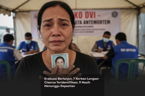 Evakuasi Berlanjut, 7 Korban Longsor Cisarua Teridentifikasi, 9 Masih Menunggu Kepastian locusonline featured image Jan2026