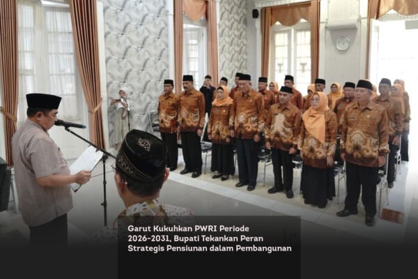 Garut Kukuhkan PWRI Periode 2026-2031, Bupati Tekankan Peran Strategis Pensiunan dalam Pembangunan