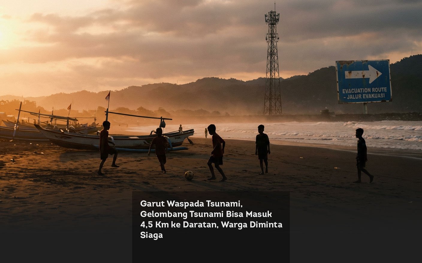 Garut Waspada Tsunami, Gelombang Tsunami Bisa Masuk 4,5 Km ke Daratan, Warga Diminta Siaga locusonline featured image