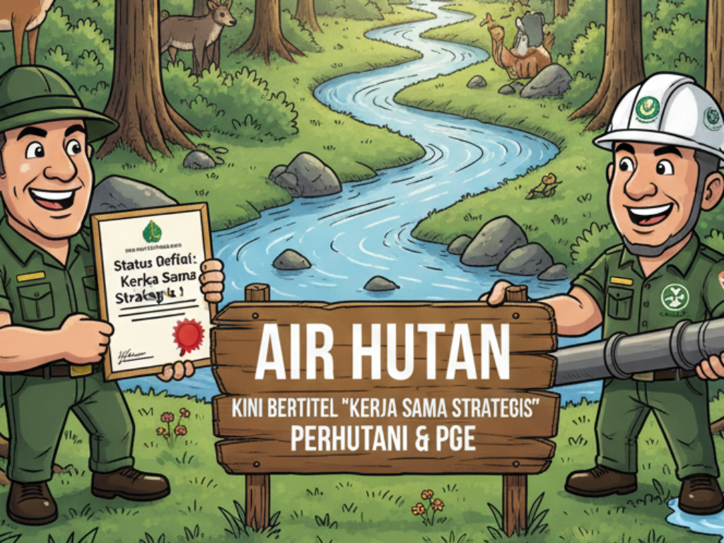 Air Hutan Resmi Naik Status, Kini Bertitel “Kerja Sama Strategis” Perhutani dan PGE