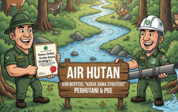 Air Hutan Resmi Naik Status, Kini Bertitel “Kerja Sama Strategis” Perhutani dan PGE