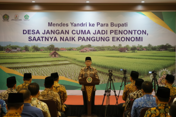 Mendes Yandri ke Para Bupati “Desa Jangan Cuma Jadi Penonton, Saatnya Naik Panggung Ekonomi”