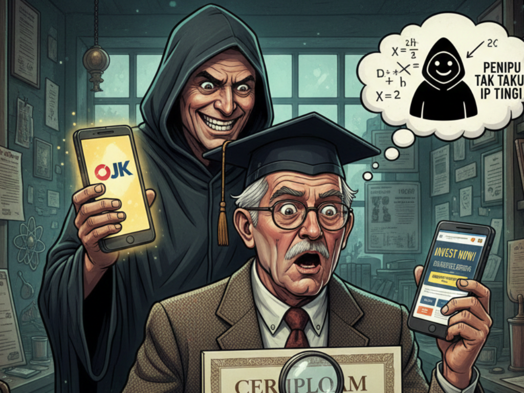 Gelar Profesor Tak Kebal Scam: OJK Bilang, Penipu Tak Takut IPK Tinggi