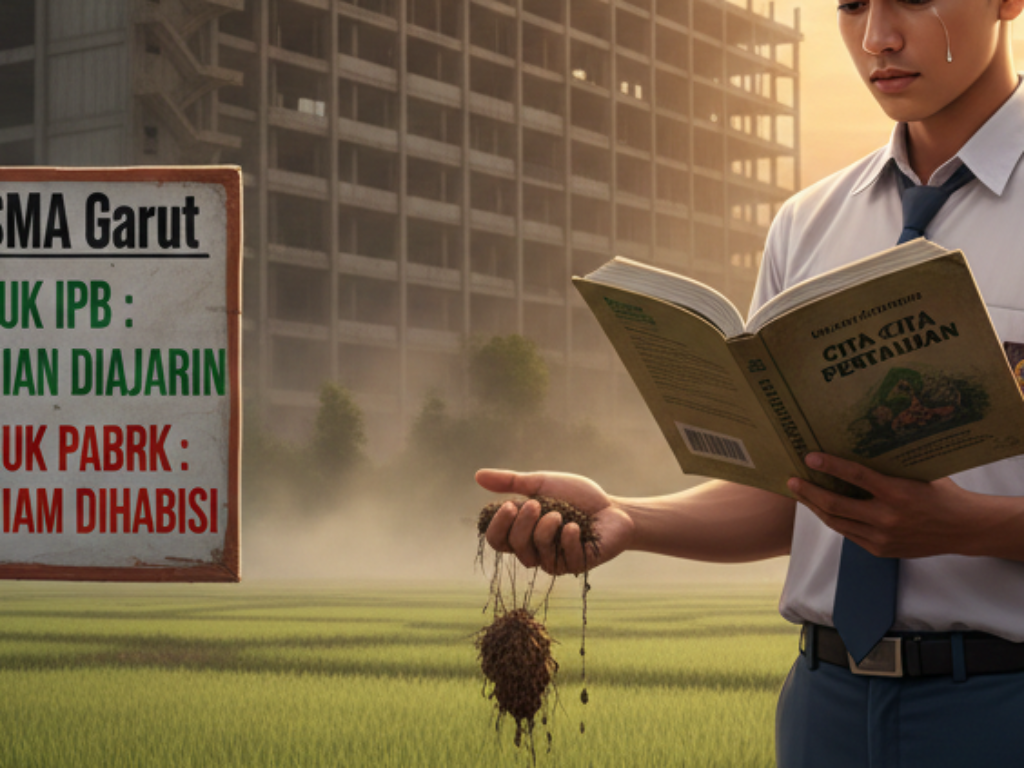 Garut Disuruh Masuk IPB, Sawahnya Masuk Pabrik: Cita-cita Pertanian Diajarin, Lahannya Diam-diam Dihabisi