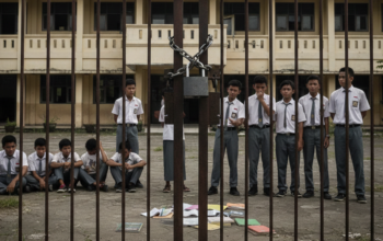 Sekolah Digembok, Ilmu Ikut Dikunci Pemkab Garut Lupa Pendidikan Itu Hak Dasar