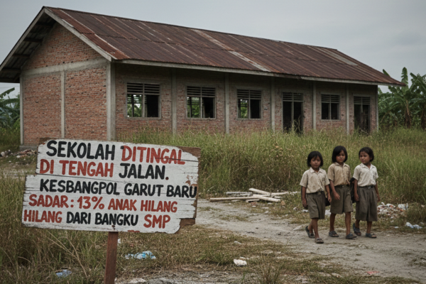 Sekolah Ditinggal di Tengah Jalan: Kesbangpol Garut Baru Sadar 13 Persen Anak Hilang dari Bangku SMP