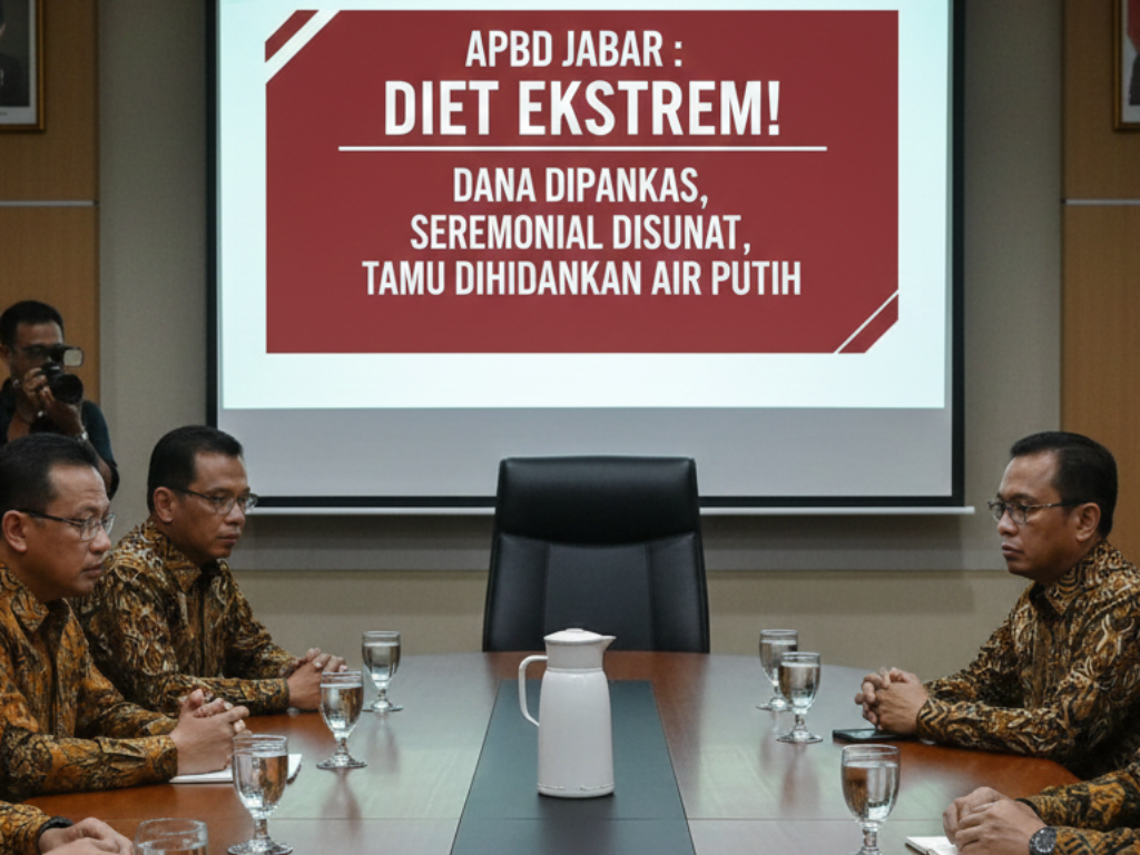 APBD Jabar Diet Ekstrem Dana Dipangkas, Seremonial Disunat, Tamu Dihidangkan Air Putih