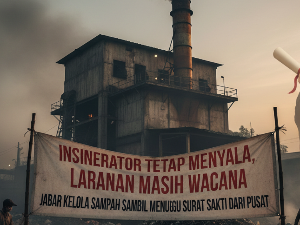 Jabar Tetap Menyalakan Mesin Insinerator Sambil Menunggu Surat Sakti dari Pusat