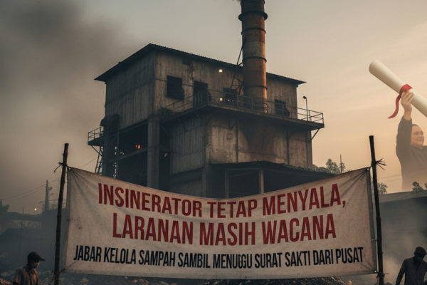 Jabar Tetap Menyalakan Mesin Insinerator Sambil Menunggu Surat Sakti dari Pusat