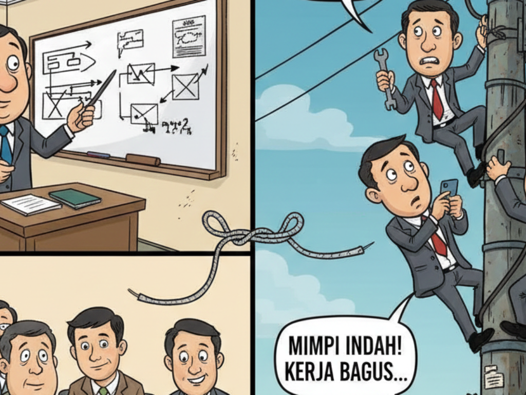 Dari Ruang Kuliah ke Tiang Internet: Etika Birokrasi Diajarkan, Pengawasan Diuji di Lapangan