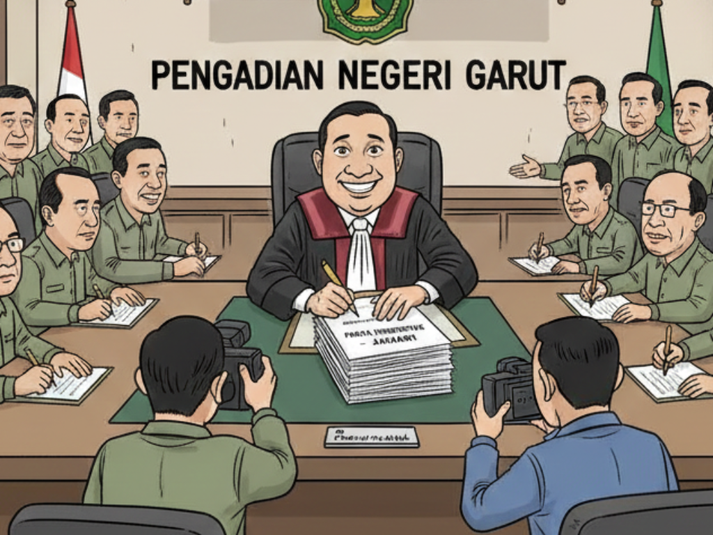 Awal Tahun, Tanda Tangan Dulu: Integritas PN Garut Diresmikan, Praktiknya Menyusul