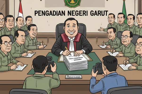 Awal Tahun, Tanda Tangan Dulu: Integritas PN Garut Diresmikan, Praktiknya Menyusul
