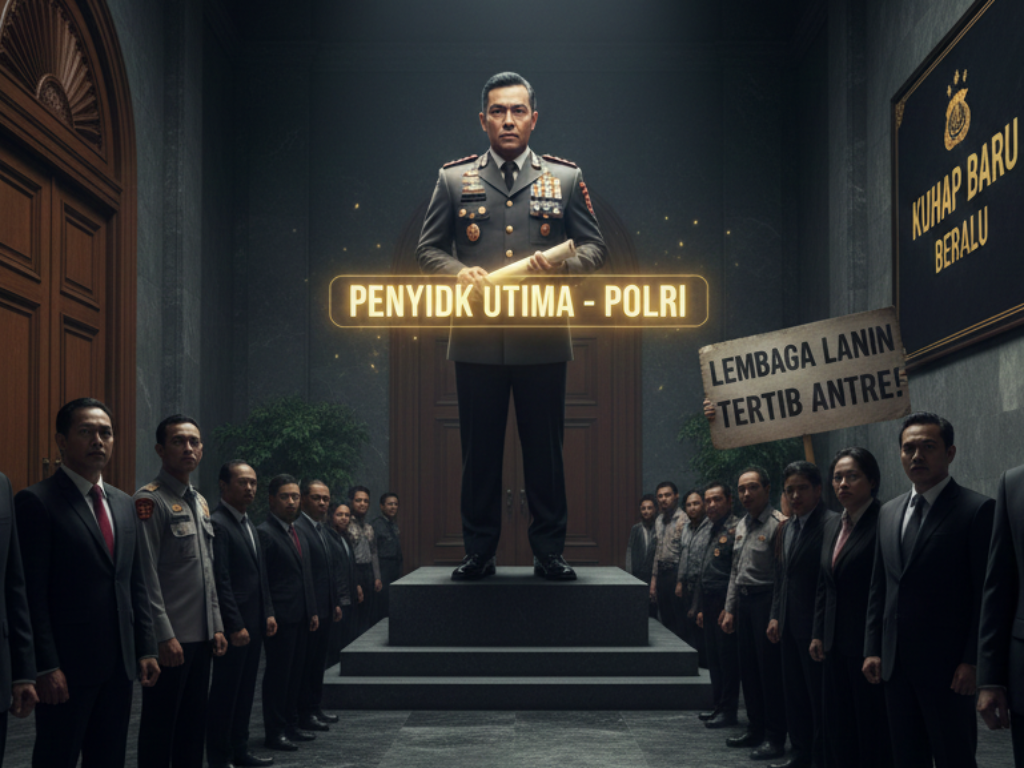 KUHAP Baru: Polisi Naik Tahta Jadi Penyidik Utama, Lembaga Lain Diminta Tertib Antre