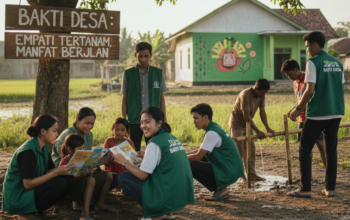 Bakti Desa Ditutup, Mahasiswa Pulang, Warga Diharapkan Jangan Ikut Libur