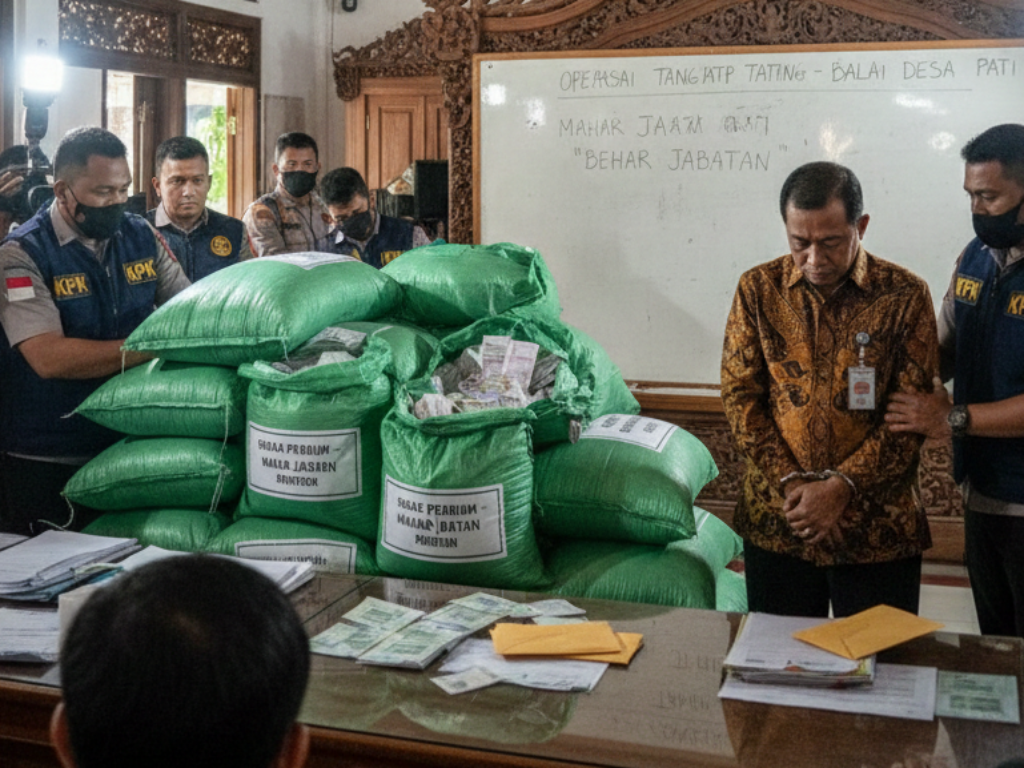 Dari Balai Desa ke Karung Hijau: KPK Bongkar Mahar Jabatan Ala “Beras Premium” di Pati