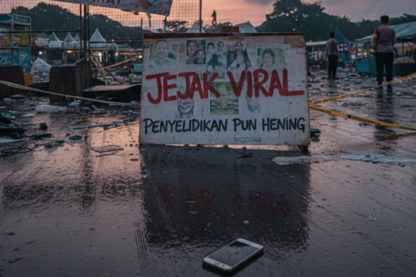 Pesta Rakyat Berakhir Duka Tinggal Jejak Viral, Penyelidikanpun Hening