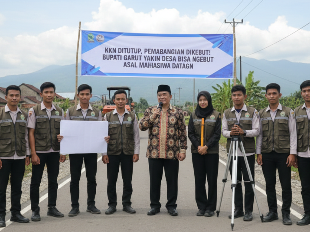 KKN Ditutup, Pembangunan Dikebut: Bupati Garut Yakin Desa Bisa Ngebut Asal Mahasiswa Datang