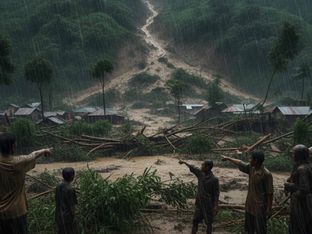 Alam Kembali Ambil Alih Mikrofon: Bandung Barat Longsor Usai Hujan Pamer Otot