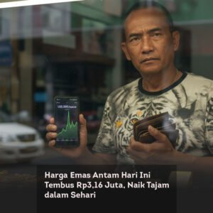 Harga Emas Antam Hari Ini Tembus Rp3,16 Juta, Naik Tajam dalam Sehari locusonline featured image Jan2026