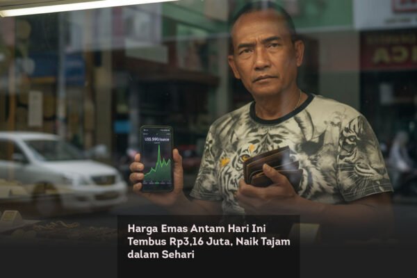 Harga Emas Antam Hari Ini Tembus Rp3,16 Juta, Naik Tajam dalam Sehari locusonline featured image Jan2026