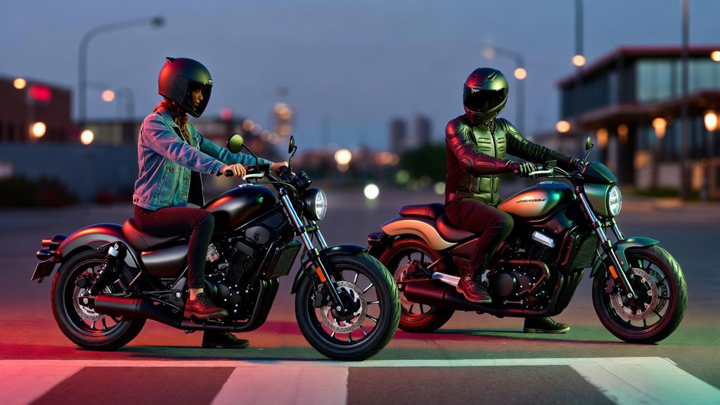 Honda Rebel 500 vs Kawasaki Vulcan S