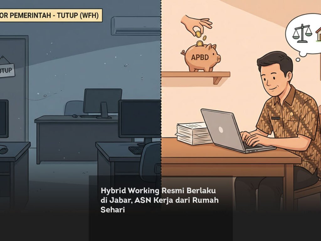 Hybrid Working Resmi Berlaku di Jabar, ASN Kerja dari Rumah Sehari