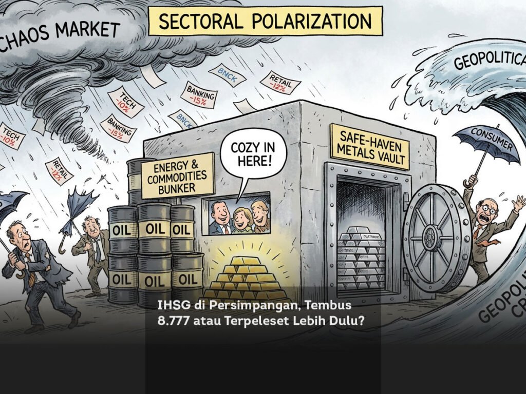 IHSG di Persimpangan, Tembus 8.777 atau Terpeleset Lebih Dulu?