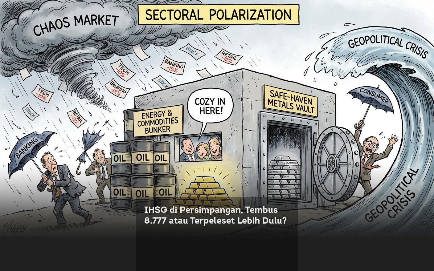 IHSG di Persimpangan, Tembus 8.777 atau Terpeleset Lebih Dulu locusonline featured image