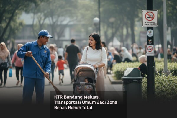KTR Bandung Meluas, Transportasi Umum Jadi Zona Bebas Rokok Total locusonline featured image Jan2026