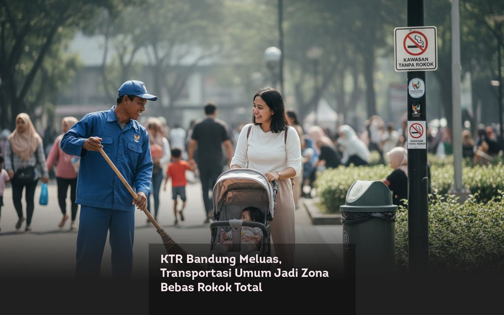KTR Bandung Meluas, Transportasi Umum Jadi Zona Bebas Rokok Total locusonline featured image Jan2026