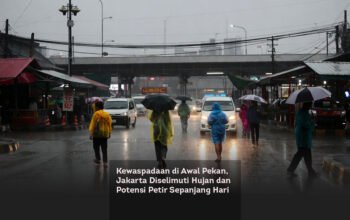 Kewaspadaan di Awal Pekan, Jakarta Diselimuti Hujan dan Potensi Petir Sepanjang Hari locusonline featured image Jan2026