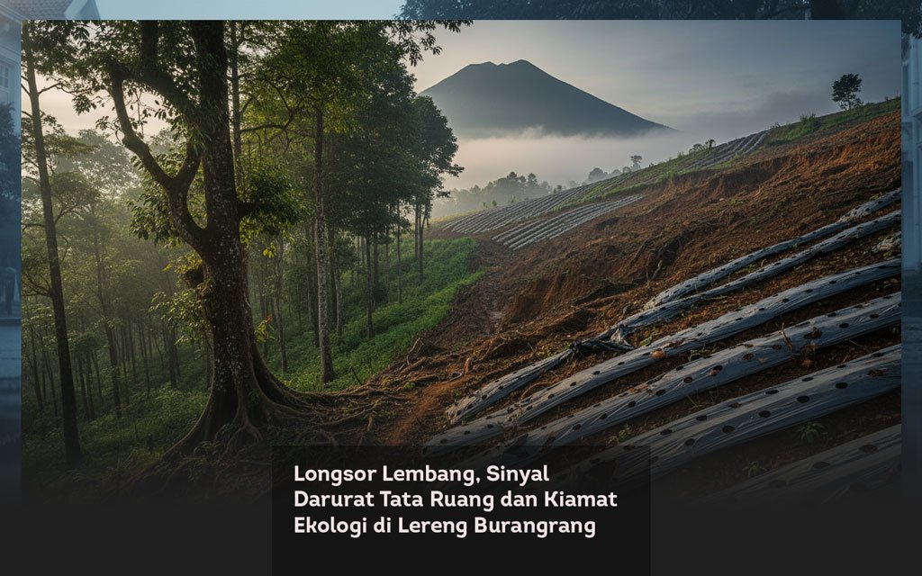 Longsor Lembang, Sinyal Darurat Tata Ruang dan Kiamat Ekologi di Lereng Burangrang locusonline featured image Jan2026