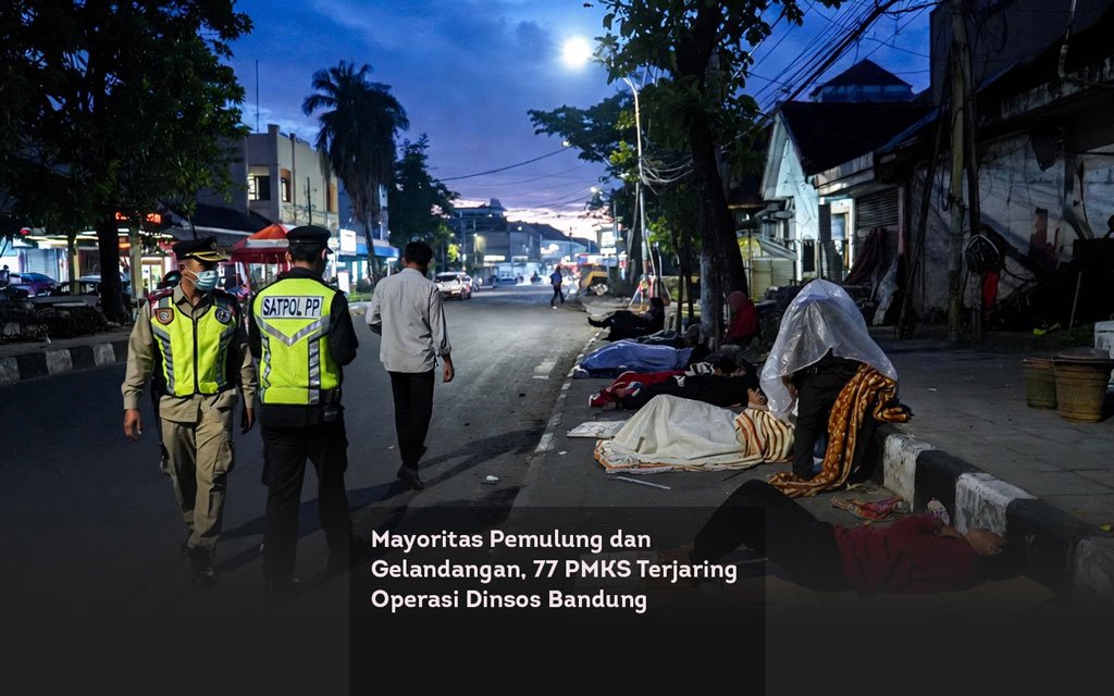 Mayoritas Pemulung dan Gelandangan, 77 PMKS Terjaring Operasi Dinsos Bandung locusonline featured image Jan2026