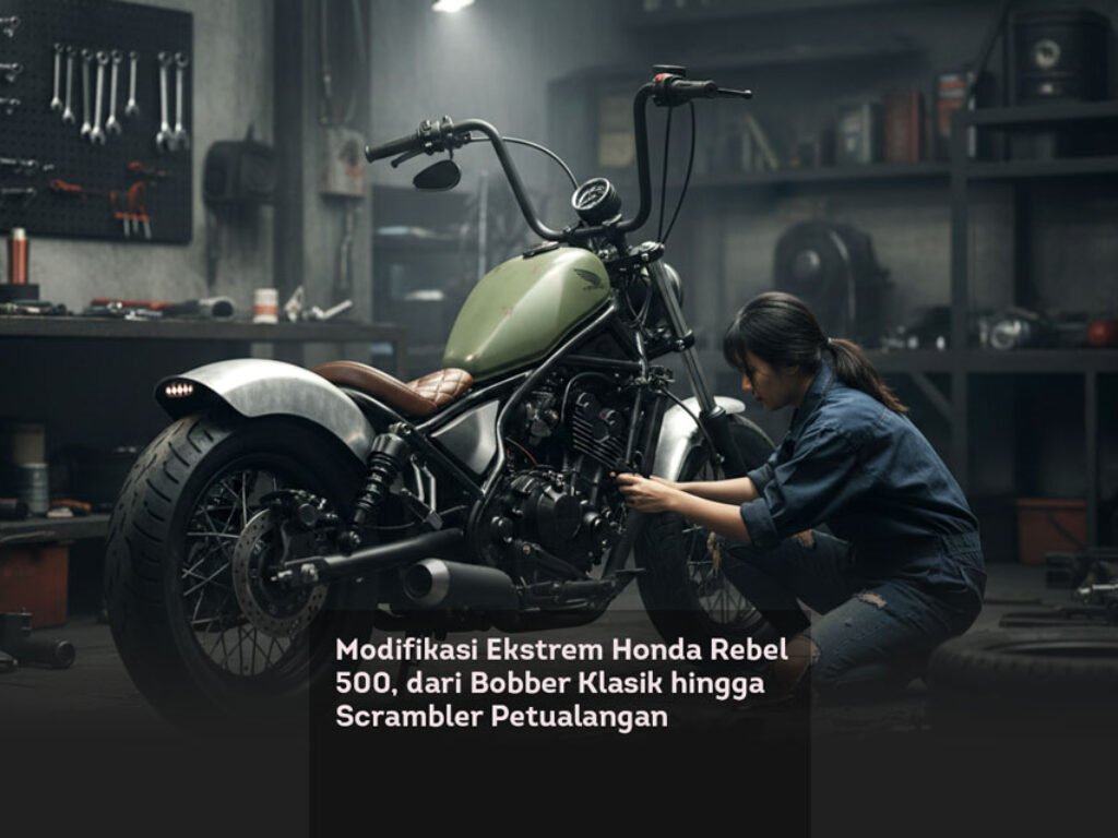 Modifikasi Ekstrem Honda Rebel 500, dari Bobber Klasik hingga Scrambler Petualangan