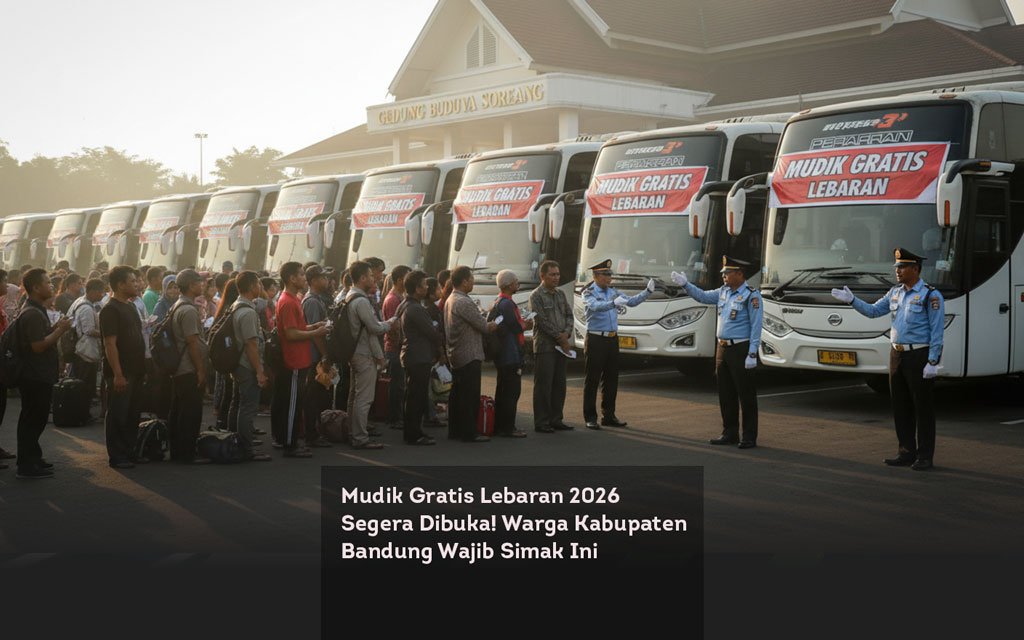 Mudik Gratis Lebaran 2026 Segera Dibuka! Warga Kabupaten Bandung Wajib Simak Ini locusonline featured image Jan2026