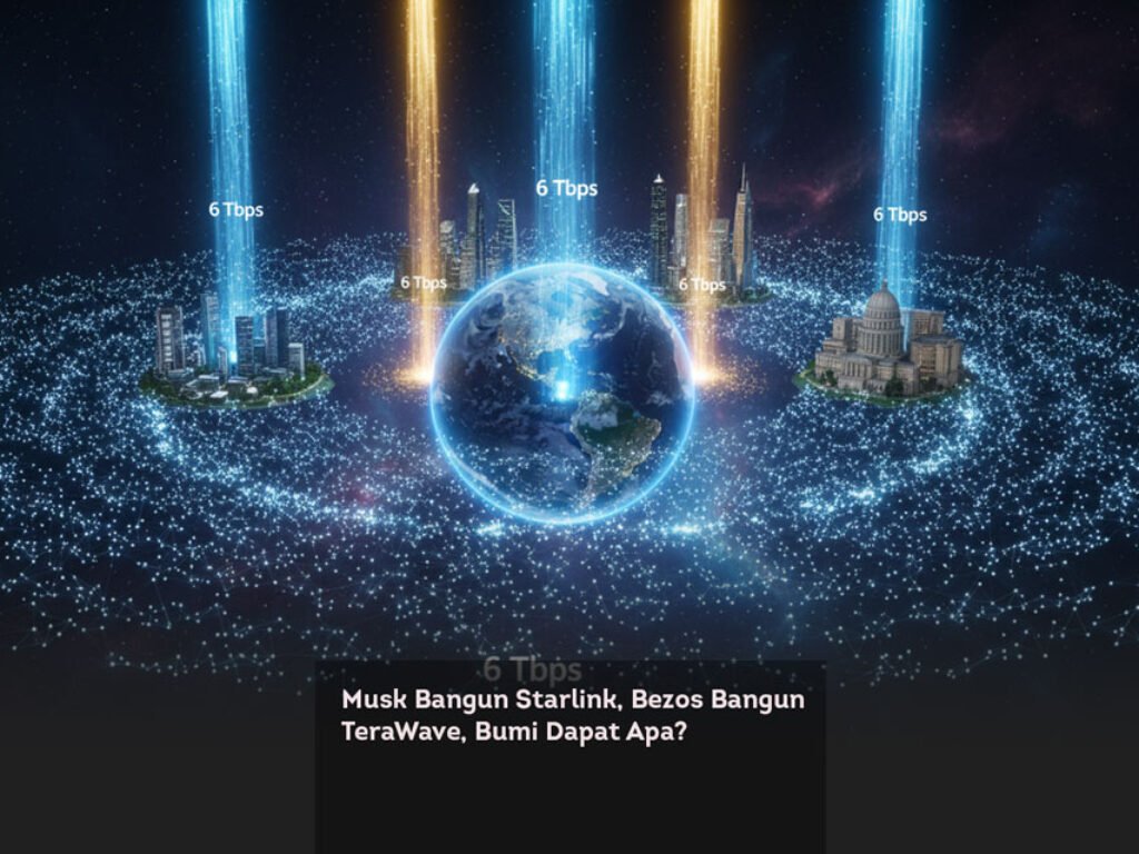 Musk Bangun Starlink, Bezos Bangun TeraWave, Bumi Dapat Apa?