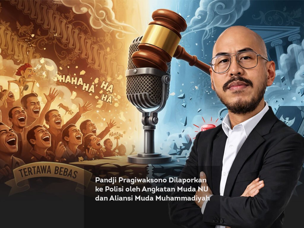 Pandji Pragiwaksono Dilaporkan ke Polisi oleh Angkatan Muda NU dan Aliansi Muda Muhammadiyah
