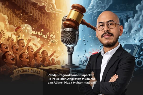 Pandji Pragiwaksono Dilaporkan ke Polisi oleh Angkatan Muda NU dan Aliansi Muda Muhammadiyah