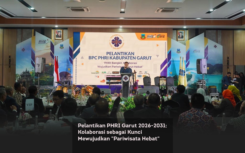 Pelantikan PHRI Garut 2026 2031, Kolaborasi sebagai Kunci Mewujudkan Pariwisata Hebat locusonline featured image Jan2026