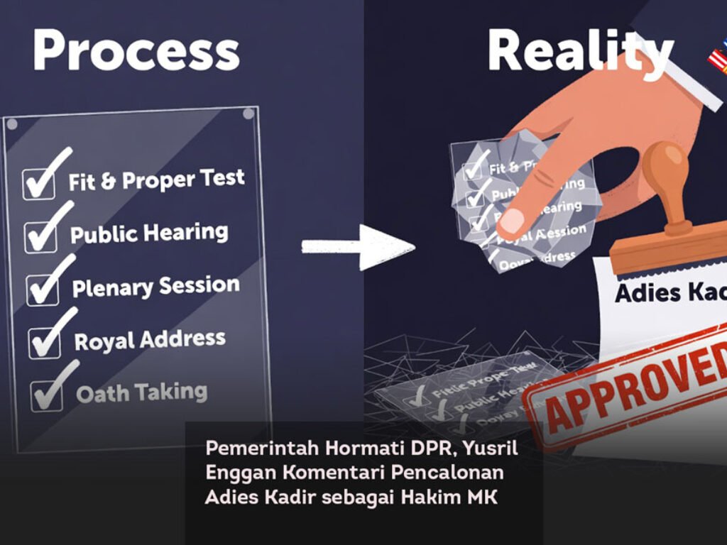 Pemerintah Hormati DPR, Yusril Enggan Komentari Pencalonan Adies Kadir sebagai Hakim MK