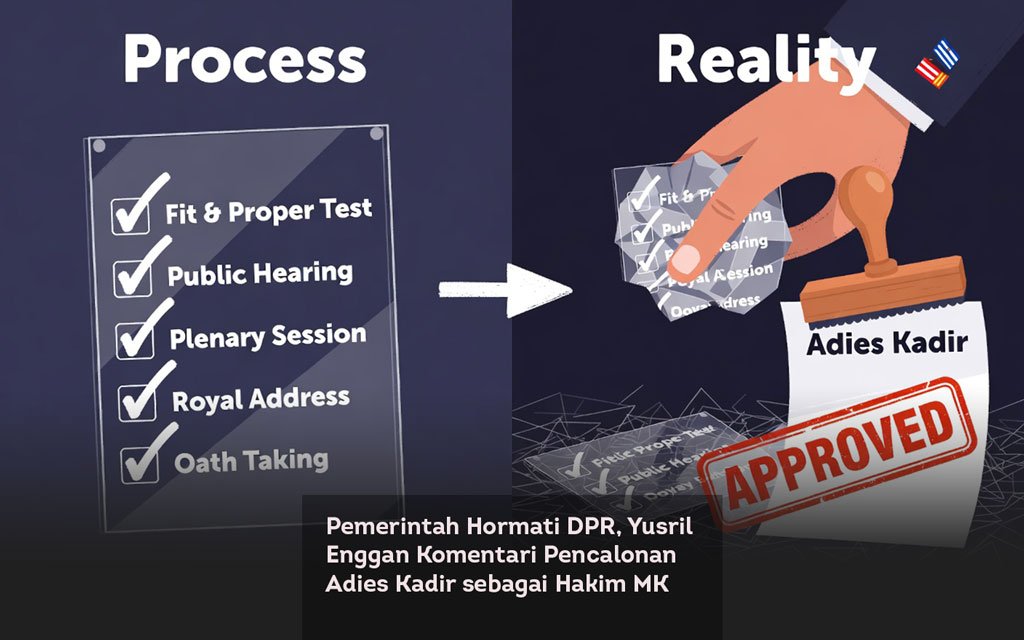 Pemerintah Hormati DPR, Yusril Enggan Komentari Pencalonan Adies Kadir sebagai Hakim MK locusonline featured image Jan2026